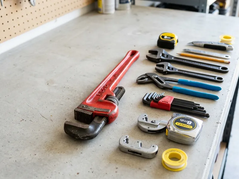 Professional plumbers in Temperance, MI equipped with top-tier tools for residential and commercial plumbing services.
